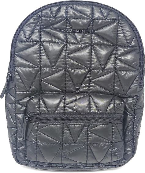 Michael Kors Winnie Medium Quilted Nylon Backpack, Black